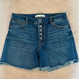 Ella Moss Blue Jean Shorts Distressed Cut-Off Style